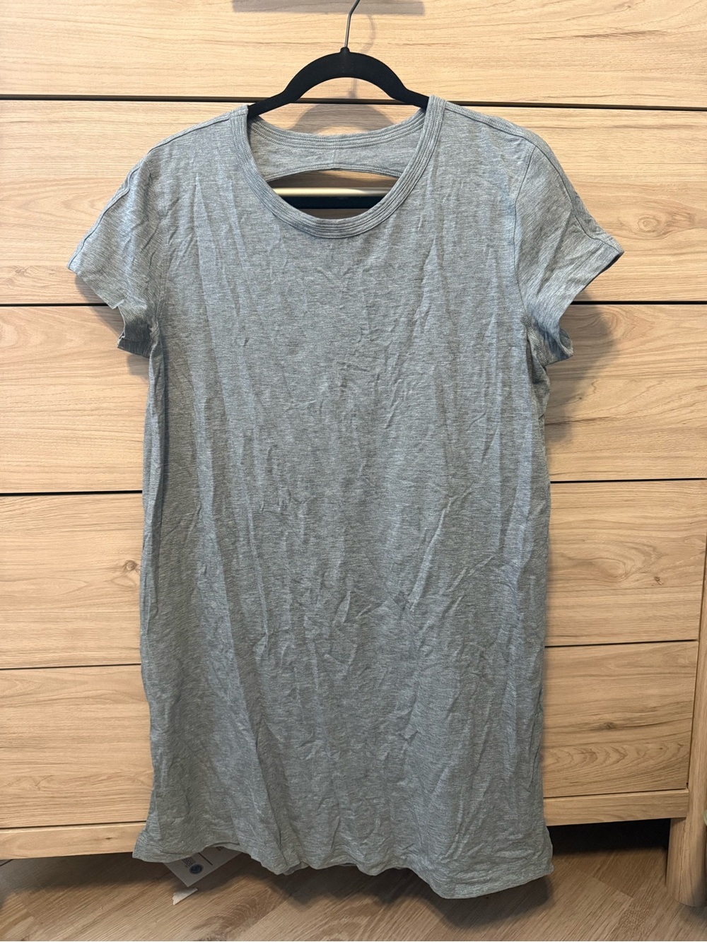 lululemon Heather Gray Short Sleeve Dress Size MEDIUM